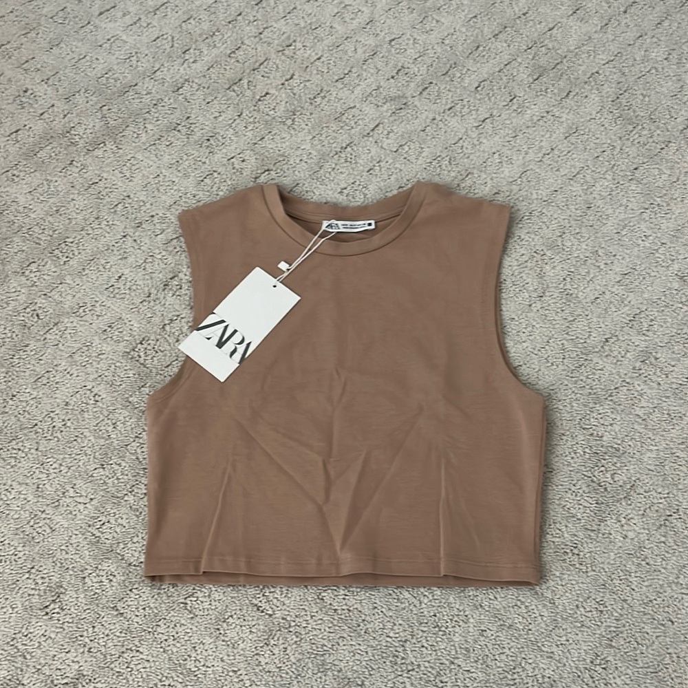 Tan Zara Top in size Small!